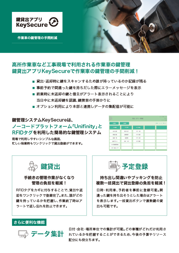 鍵貸出アプリKeySecure