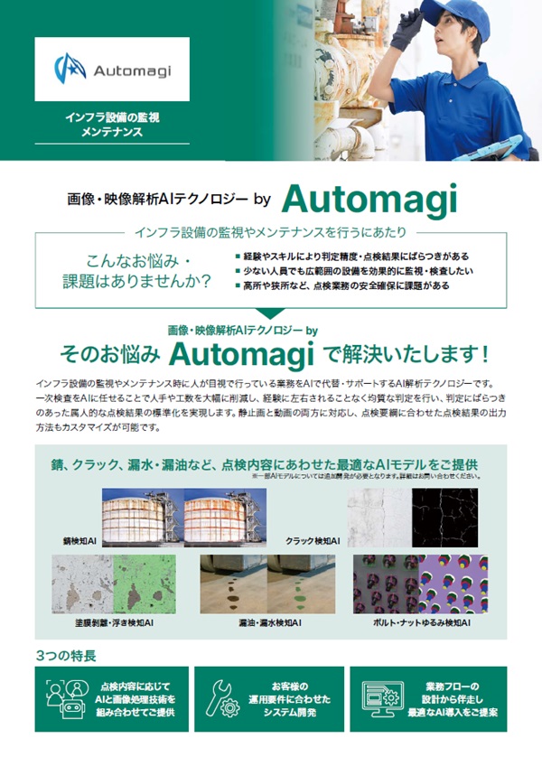 画像・映像解析AIテクノロジー by Automagi